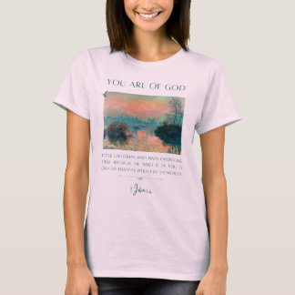 Camiseta Bíblia Verso 1John 4:4