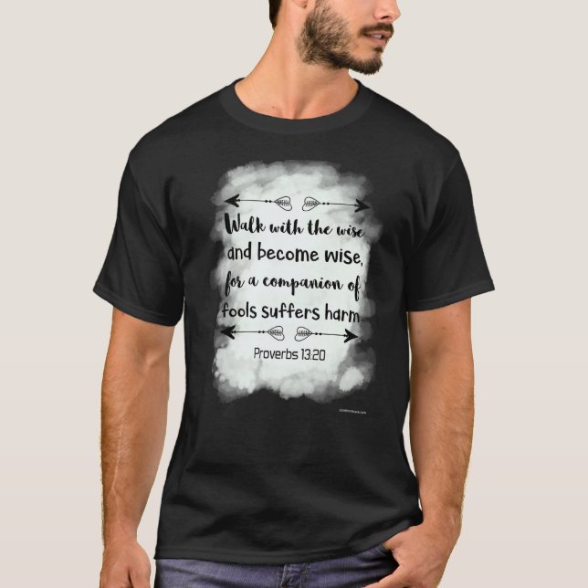 Camiseta Bíblia Verso Igreja Cristã Deus Jesus Religioso G (Frente)