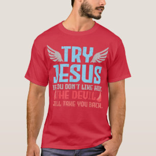 Camiseta Bíblia Verso Tente Jesus Deus
