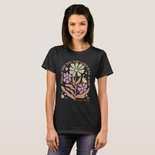 Camiseta Bíblia Versos de Flor Selvagem