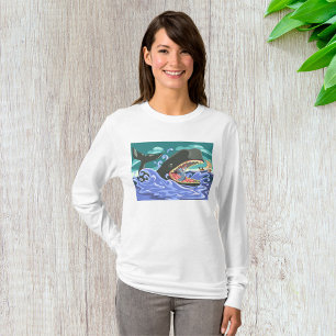 Camiseta Bíblias De Baleia Longa-Capa