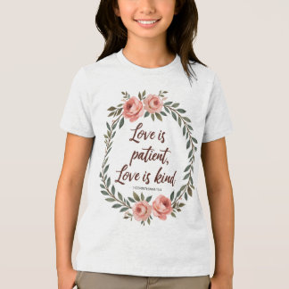 Camiseta Bíblica Amor É Paciente, Amor É Gentil