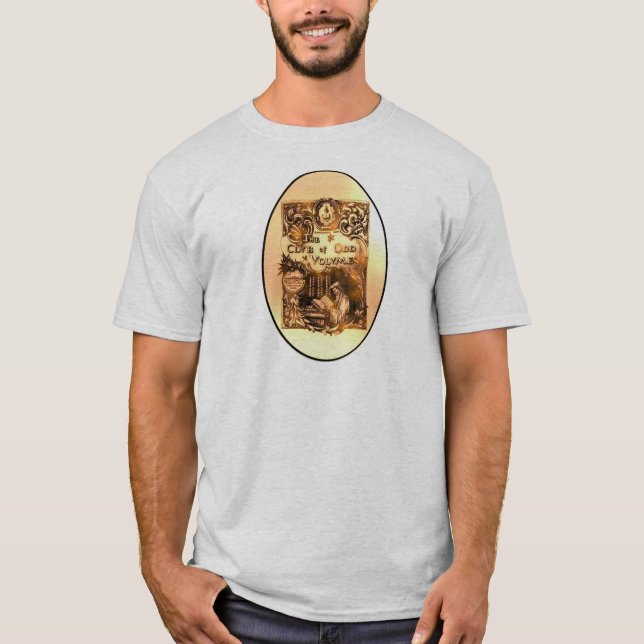 Camiseta Bibliomania: Clube de volumes impares (Frente)