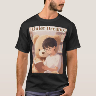 Camiseta Biblioteca Aconchegante do Estudioso Menino & Urso