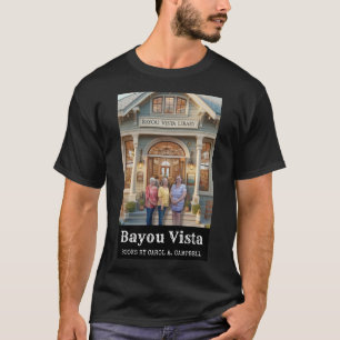 Camiseta Biblioteca Bayou Vista – Coleção Southern Psychos