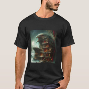 Camiseta Biblioteca da Casa de Pássaros Fantasia