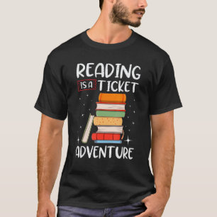 Camiseta Biblioteca de Aventura de Leitura Livro do Profess