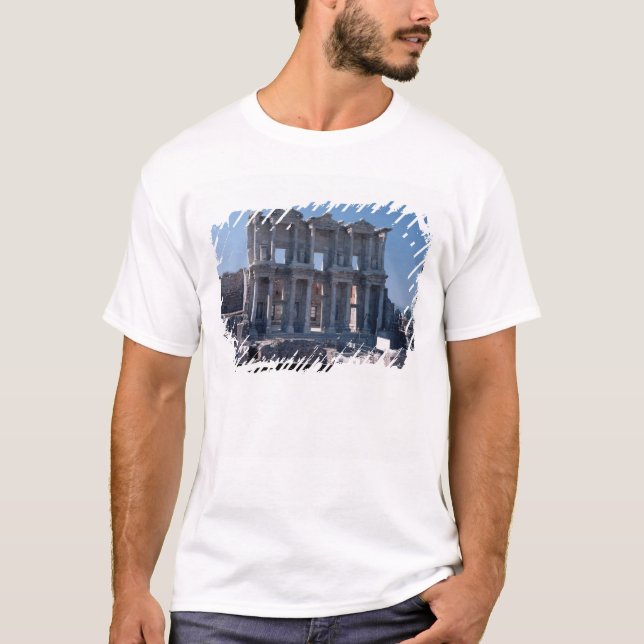 Camiseta Biblioteca de Celsus, construída no ANÚNCIO 135 (Frente)