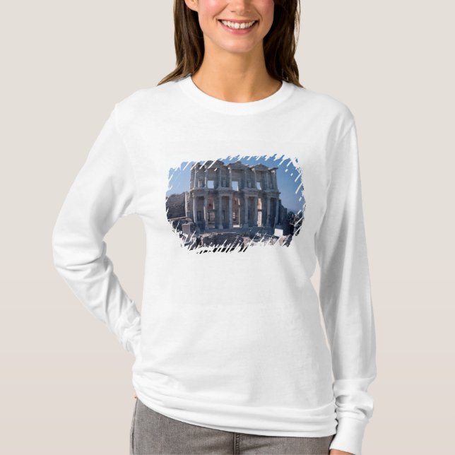 Camiseta Biblioteca de Celsus, construída no ANÚNCIO 135 (Frente)