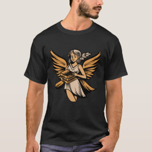 Camiseta Biblioteca de Escritores de Bookworm Novela Biblió