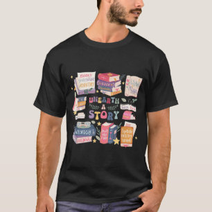 Camiseta Biblioteca de Livros de Leitura de Verão Unearth A