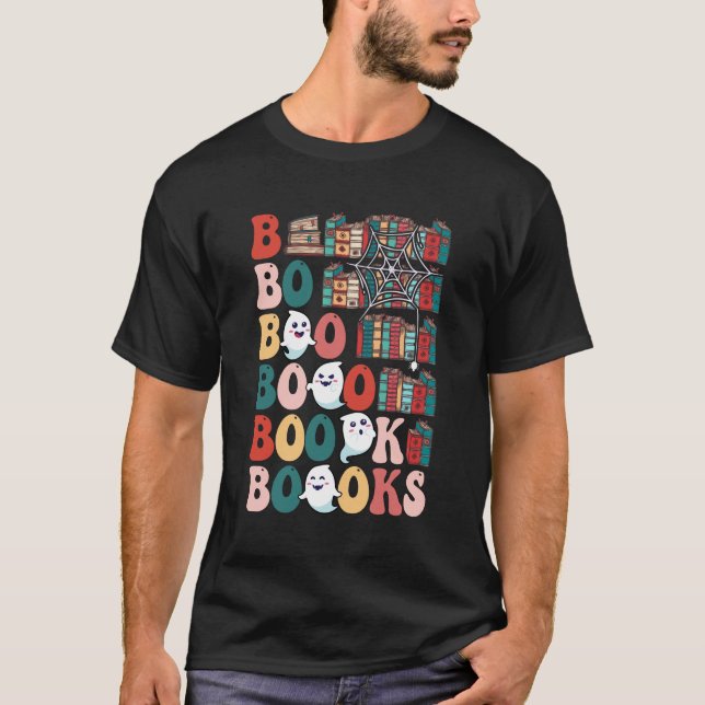 Camiseta Biblioteca de Livros de Professores do Dia de as B (Frente)