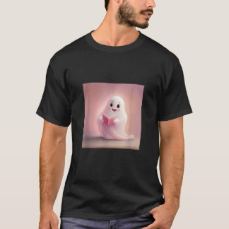 Camiseta Biblioteca de Lover do Livro de Leitura do Fantasm