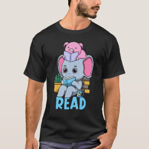 Camiseta Biblioteca de Professores Lê Livro Clube Cute Pigg