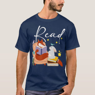 Camiseta Biblioteca de Professores Lê Piggie Elephant Pig d