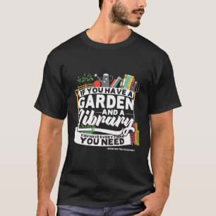 Camiseta Biblioteca do Jardim Divertido Citação Marcus Cice