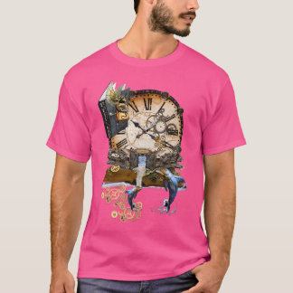 Camiseta Biblioteca do Oceano de Arte Steampunk