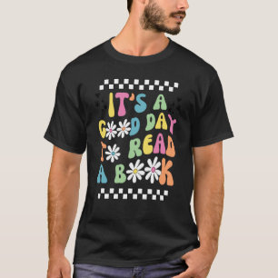 Camiseta Biblioteca É Um Bom Dia para Ler O Livro Groovy Le