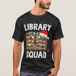 Camiseta Biblioteca Esquadrão da Equipe do Livro de Natal L
