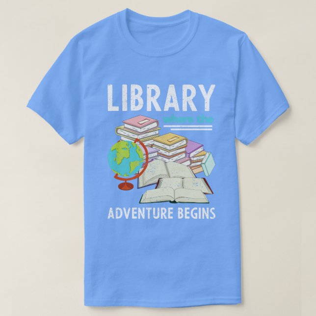 Camiseta Biblioteca Funny Book Lover Bibliotecas (Frente do Design)