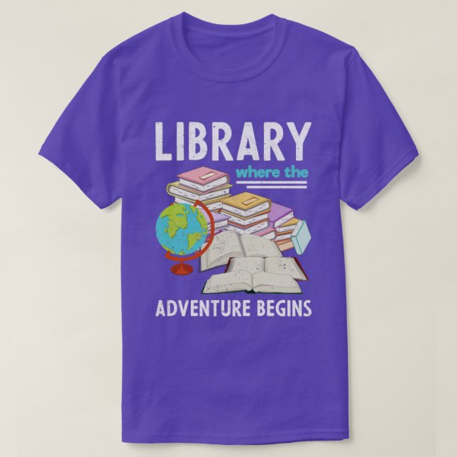 Camiseta Biblioteca Funny Book Lover Bibliotecas (Frente do Design)