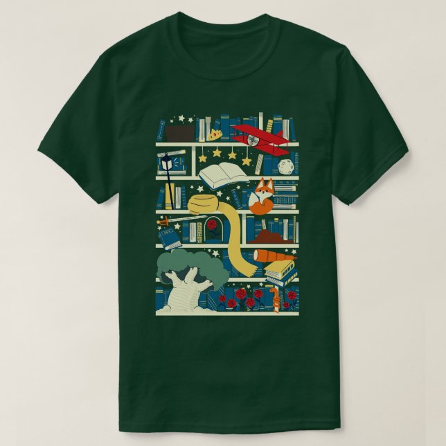 Camiseta Biblioteca Lil Prince (Frente do Design)