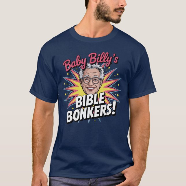 Camiseta Biblioteca Maluca do Bebê Billy (Frente)