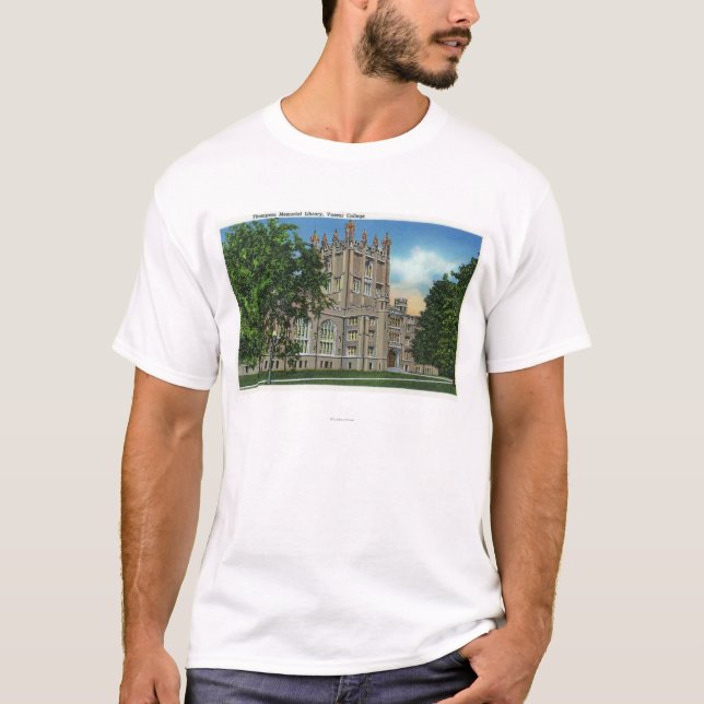 Camiseta Biblioteca memorável de Thompson, faculdade de (Frente)