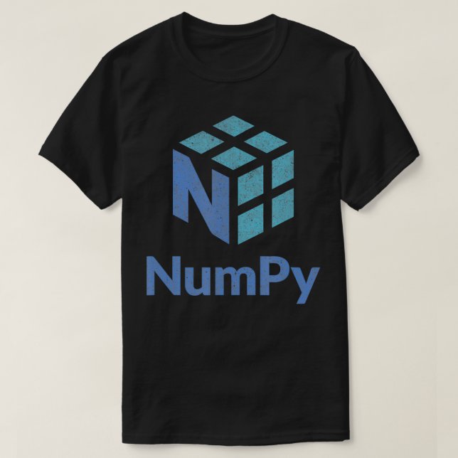 Camiseta Biblioteca NumPy Python para Programadores de Soft (Frente do Design)