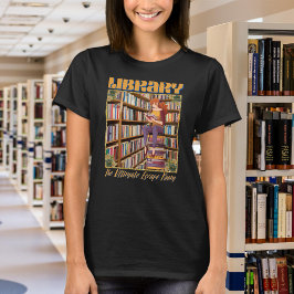 Camiseta Biblioteca O Último T-Shirt Da Sala De Fuga