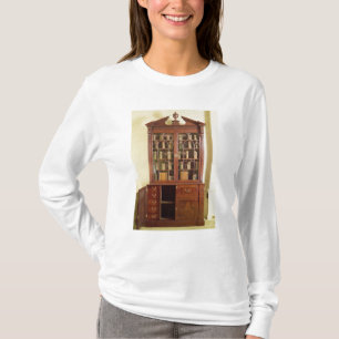 Camiseta Biblioteca pedimented quebrada do departamento