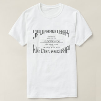 Camiseta Biblioteca Skyway dos anos 50
