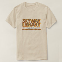 Camiseta Biblioteca Skyway dos anos 70