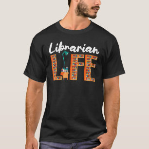 Camiseta Bibliotecária Biblioteca de Vida Professora Escola