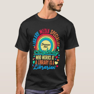 Camiseta Bibliotecário Bibliotecário Escolar Trabalha na Bi