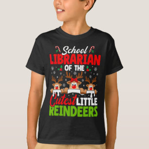 Camiseta Bibliotecário Da Escola De Natal Das Rebeldes Mais