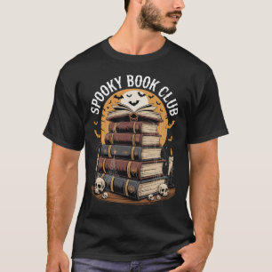 Camiseta Bibliotecário de Bookworm de Halloween do Clube de