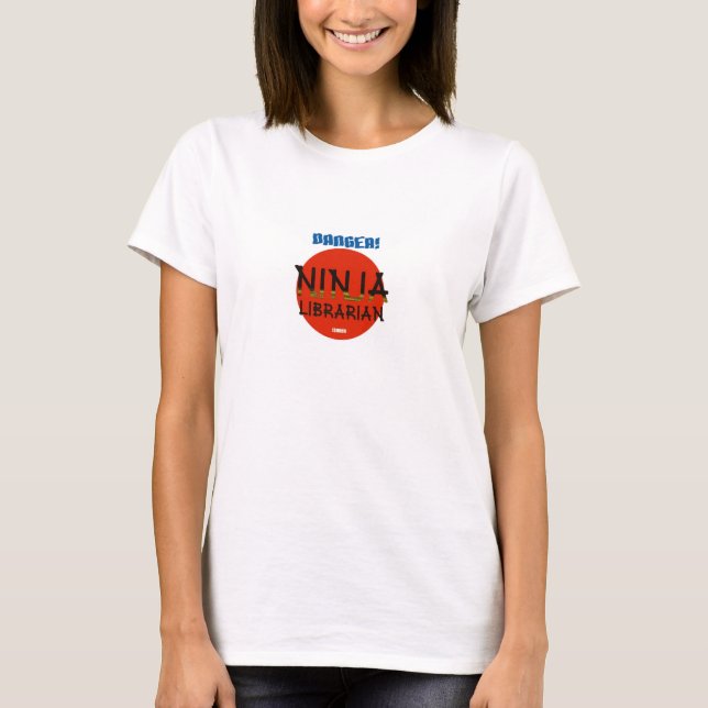 Camiseta Bibliotecário de Ninja (Frente)