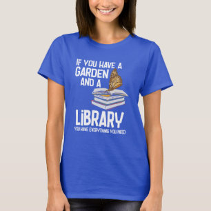 Camiseta Bibliotecário Engraçado e Swag de Reforma do Jardi