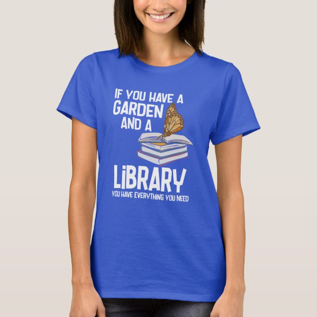 Camiseta Bibliotecário Engraçado e Swag de Reforma do Jardi (Frente)