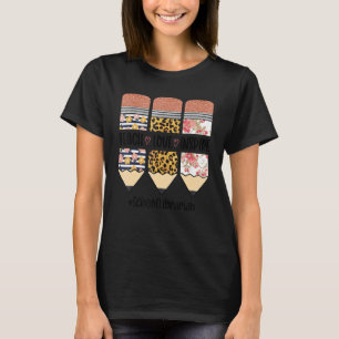 Camiseta Bibliotecário Escolar de Volta à Escola Ensine Amo