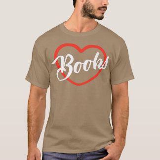 Camiseta Bibliotecário Eu Adoro Livros Coração Livro Leitur
