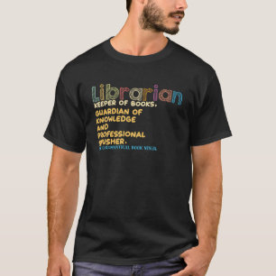 Camiseta Bibliotecário Guardião De Livros Livros