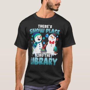 Camiseta Bibliotecário Há Lugar de Neve Como A Biblioteca C