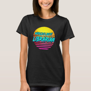Camiseta Bibliotecário Ideia Mundos Melhor Bibliotecário
