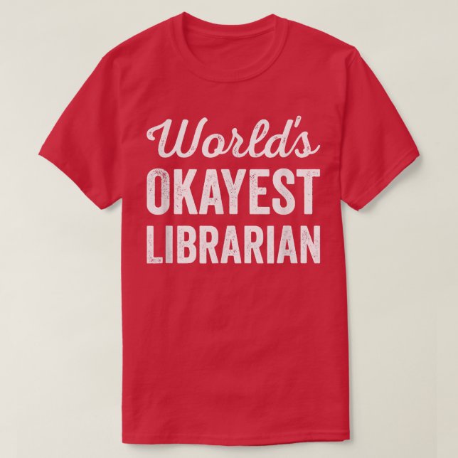 Camiseta Bibliotecário mais popular do mundo Engraçado Sarc (Frente do Design)