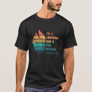Camiseta Bibliotecário Padre Mens e pai