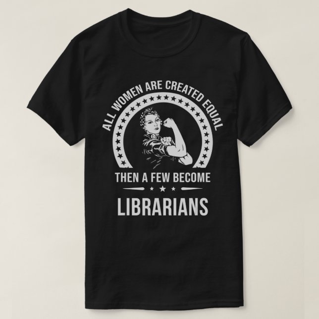 Camiseta Bibliotecário para Mulheres Bibliotecário (Frente do Design)
