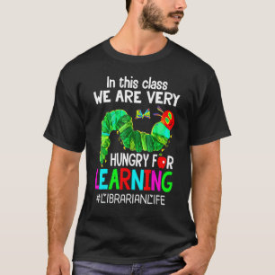 Camiseta Bibliotecário Professor Estamos com Fome de Aprend