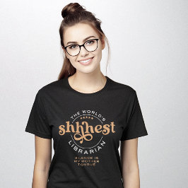 Camiseta Bibliotecário Shhh Elegante